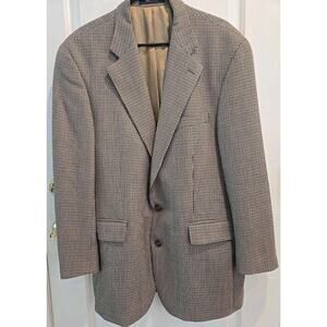Chaps Ralph Lauren Vintage 100% Wool Suit Jacket Men’s 44 Preppy Business Office